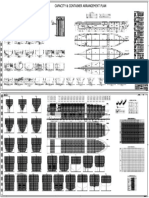 70191002GB Capacity and Container Arrangement Plan With Deadweight Scale