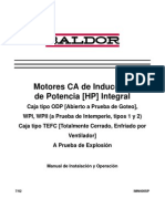 Motores de CA de Inducción de Potencia HP Integral Baldor