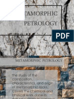 Metamorphic Petrology