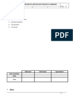 Prodécure de Gestion Des Produits Chimiques