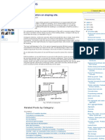 Raft Foundation On Sloping Site. - Civil Construction Tips