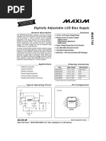 Digitally Adjustable LCD Bias Supply: Evaluation Kit Manual Follows Data Sheet