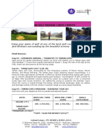 Arrland Leisure 3D2N PANDAAN GOLF PACKAGE