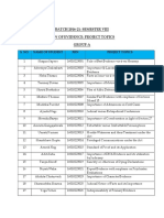 Law of Evidence - Project Topics - Group A52