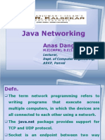 Java Networking: Anas Dange