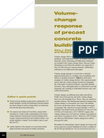 Volume Change Response of Precast Concrete Buildings