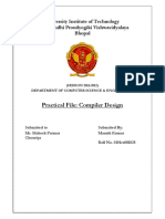 Compiler Design Practical File