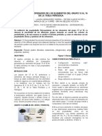 EXPERIENCIA 6 - Propiedades de Los Elementos Del Grupo 13 Al 16 de La Tabla Periodica