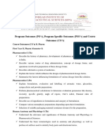 Program Outcomes (PO's), Program Specific Outcomes (PSO's) and Course Outcomes (CO's)