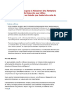 Aceite de Coco & Mantequilla de Maní - Nuevos Avances para El Alzheimer