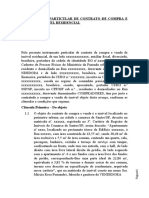 INSTRUMENTO PARTICULAR DE CONTRATO DE COMPRA E VENDA DE IMÓVEL RESIDENCIAL, Inventario