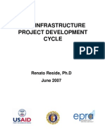 The Infrastructure Project Development Cycle