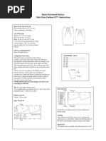 Marie Pencil Skirt Instructions