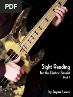 Sight Reading For The Electric Basists Book 1 - Jayme Lewis