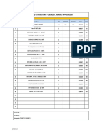 QAF5180 Rev0 First Aid Kit Inventory Sheet - ARAMCO TYPE