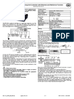 Ec2-512 Condensing Unit Controller With Ethernet and Webserver Function