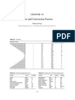 Units and Conversion Factors: Shuhong Wang