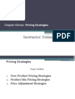 Chapter 11 - Pricing Strategies