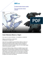 Guia Pokemon Blanco y Negro