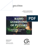 Radio Astronomy of Pulsars: Student Manual