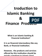 An Introduction To Islamic Banking & Finance Products