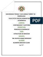 Estructura de Mercado