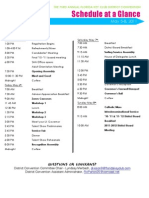 Schedule at A Glance DCON 2011