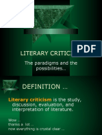 Literary Criticism