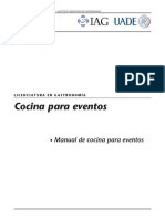 LIC. COCINA PARA EVENTOS - Manual de Cocina para Eventos - 1