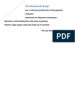 Biomolecule Chart