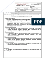 DIASS Q1 - LAS 6B Areas of Specialization of Counselors