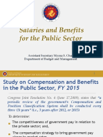 Salaries and Benefits For The Public Sector: Assistant Secretary Myrna S. Chua Department of Budget and Management