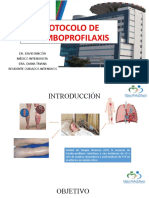 Protocolo de Tromboprofilaxis