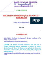 Processo Construtivo de Pontes - Fundações