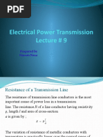 Electrical Power Transmission Lecture # 9: Prepared by Hassan Raza