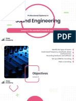 Sound Engineering: Professional Diploma in