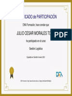 Gestión Logística - Certificado