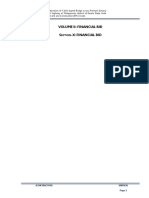 II: Financial BID S - X: Financial BID: Ection