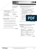 A2 UNIT 4 Test Standard