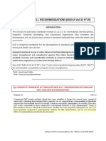 Analysis of CLSI Recommendations - CV261115 v3.0 (Final)