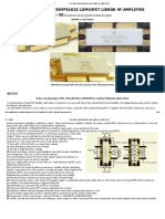 Blf188xr & Mrfe6vp61k45h Linear HF Amplifier