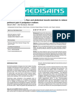 Combination of Pelvic Floor and Abdominal Muscle e