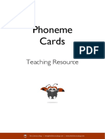 Phoneme Cards: Teaching Resource