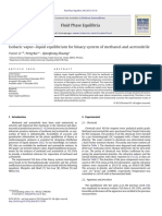 Isobaric Vapor-Liquid Equilibrium For Binary System of Methanol and Acetonitrile