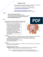 Pulmonary Exam 2020