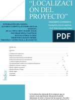 Localización de Proyectos