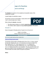 Volume 1 Domain and Range