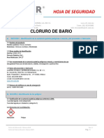 MSDS Cloruro de Bario