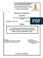 Corrélation Aux Moyens Des Essais Non Destructifs (END) Et Essai Direct (ED) D'un Béton À Base de Matériaux Locaux