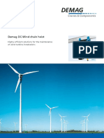 Demag DC-Wind Chain Hoist: Highly Efficient Solutions For The Maintenance of Wind Turbine Installations